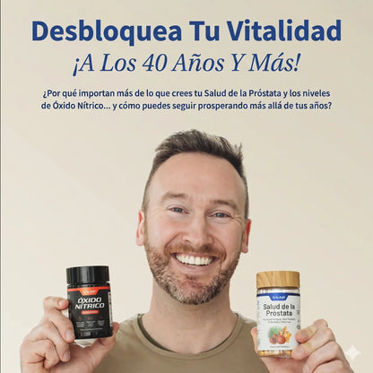 Combo para la salud de la próstata + óxido nítrico