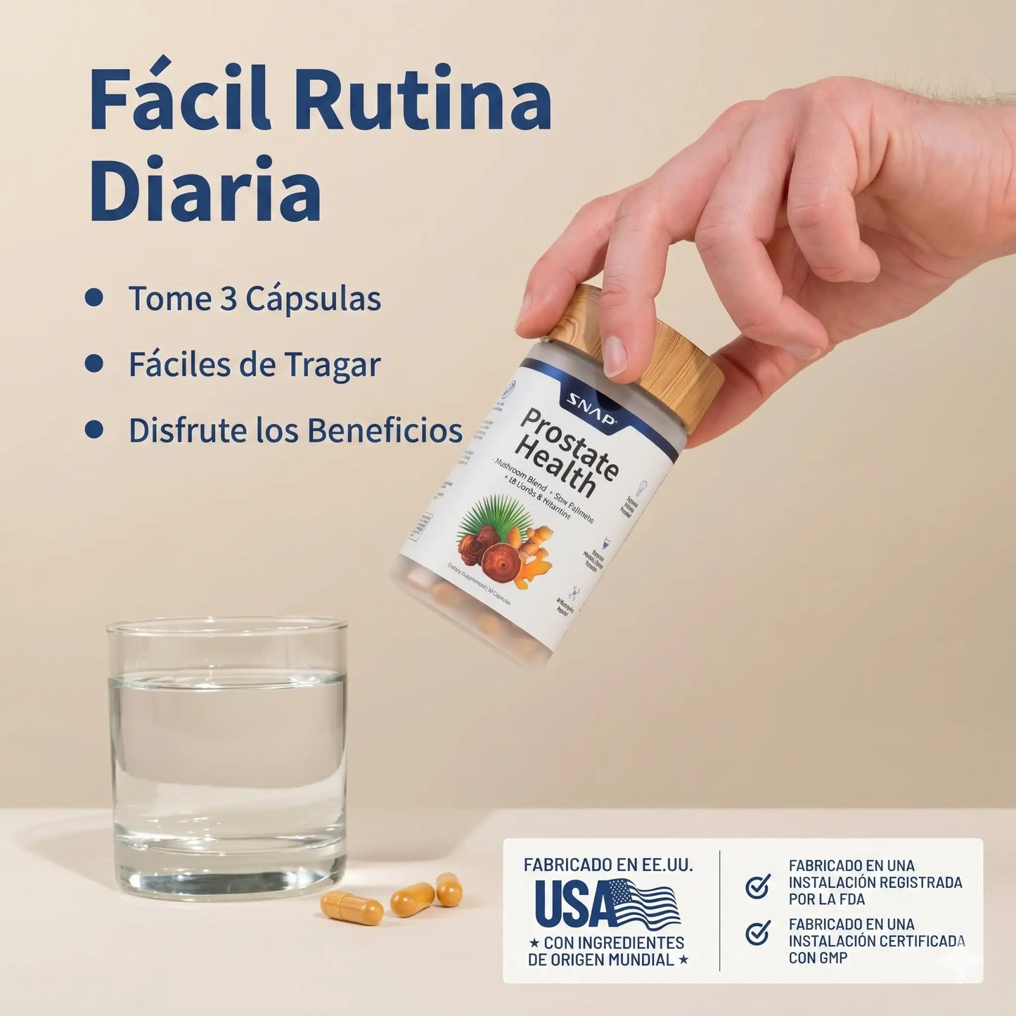 Combo para la salud de la próstata + óxido nítrico