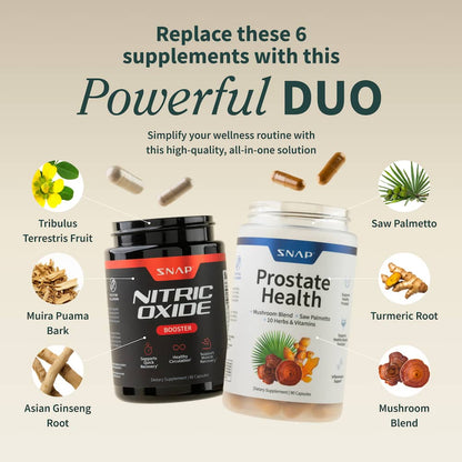 Prostate Health + Nitric Oxide Combo (Compra Unica)