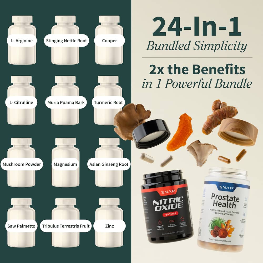 Prostate Health + Nitric Oxide Combo (Compra Unica)