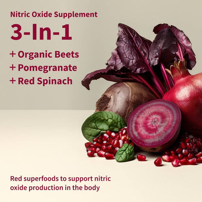 Nitric Oxide Organic Beets - Mixed Berry Flavor